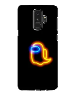 Чехол для Samsung Galaxy S9 Plus (G965) с картинкой «Among Us неоновое сияние»