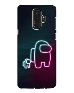 Чехол для Samsung Galaxy S9 Plus (G965) с картинкой «Among Us неон-арт»