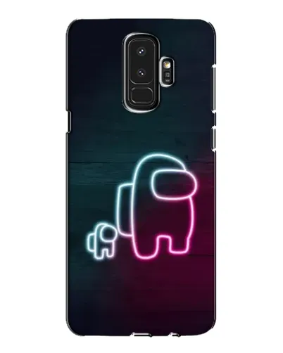 Чехол для Samsung Galaxy S9 Plus (G965) с картинкой «Among Us неон-арт» Чехол для Samsung Galaxy S9 Plus (G965) с картинкой «Among Us неон-арт»