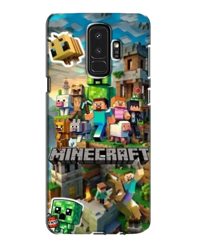 Чехол для Samsung Galaxy S9 Plus (G965) с картинкой «Замок Minecraft»