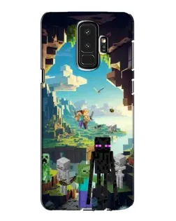 Чехол для Samsung Galaxy S9 Plus (G965) с картинкой «Эндермен в лесу»