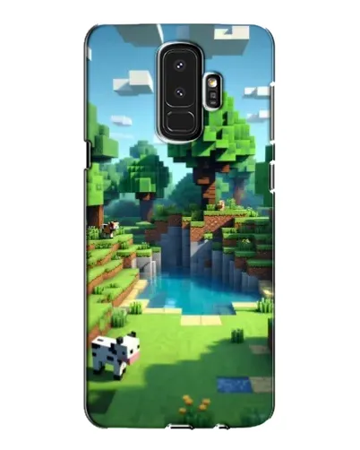 Чехол для Samsung Galaxy S9 Plus (G965) с картинкой «Minecraft летний день»