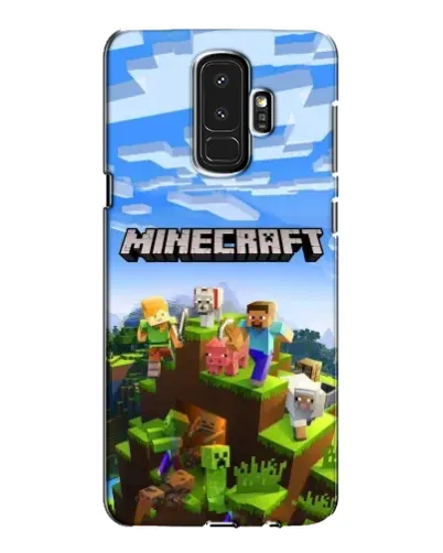 Чехол для Samsung Galaxy S9 Plus (G965) с картинкой «Minecraft классический мир»