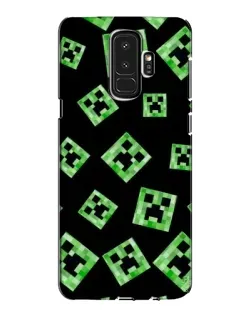 Чехол для Samsung Galaxy S9 Plus (G965) с картинкой «Паттерн с криперами»