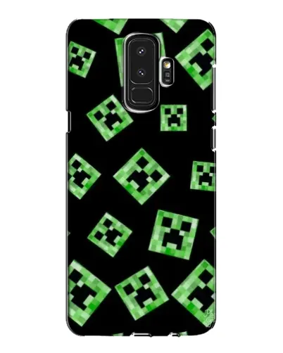 Чехол для Samsung Galaxy S9 Plus (G965) с картинкой «Паттерн с криперами»