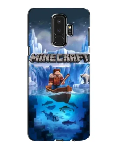 Чехол для Samsung Galaxy S9 Plus (G965) с картинкой «Minecraft ледяной мир»