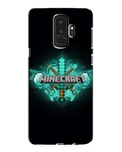 Чехол для Samsung Galaxy S9 Plus (G965) с картинкой «Minecraft Diamond лого»