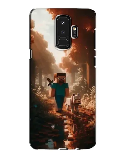 Чехол для Samsung Galaxy S9 Plus (G965) с картинкой «Стив в лесу»