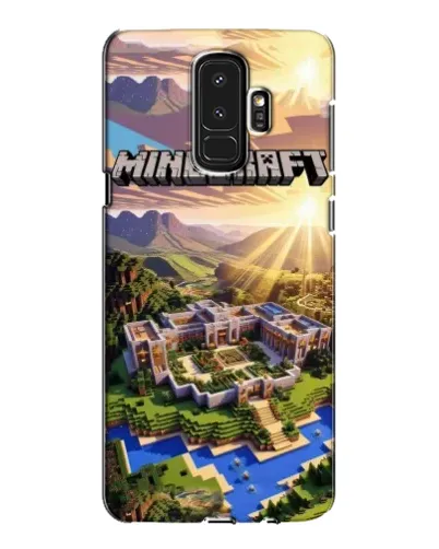 Чехол для Samsung Galaxy S9 Plus (G965) с картинкой «Minecraft панорама»