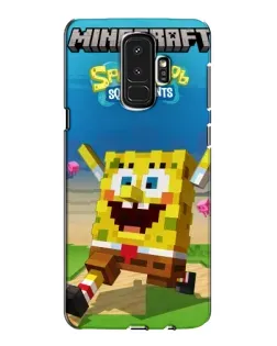 Чехол для Samsung Galaxy S9 Plus (G965) с картинкой «Губка Боб Minecraft» Чехол для Samsung Galaxy S9 Plus (G965) с картинкой «Губка Боб Minecraft»