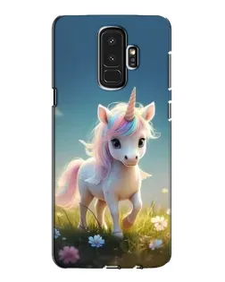 Чехол для Samsung Galaxy S9 Plus (G965) с картинкой «Единорог на поляне»