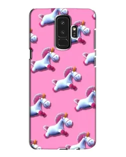 Чехол для Samsung Galaxy S9 Plus (G965) с картинкой «Единороги на розовом»