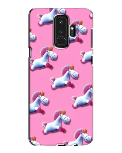 Чехол для Samsung Galaxy S9 Plus (G965) с картинкой «Единороги на розовом»