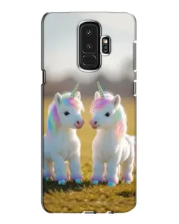 Чехол для Samsung Galaxy S9 Plus (G965) с картинкой «Пара единорогов»