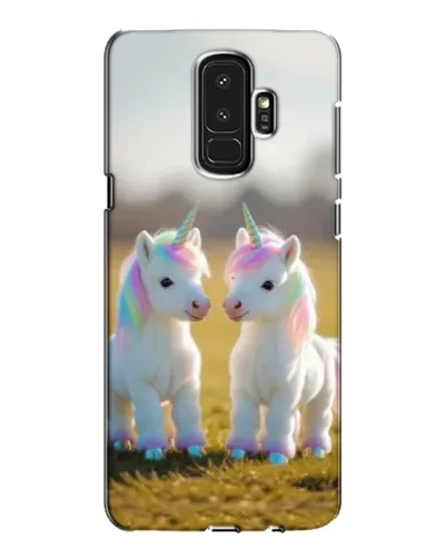 Чехол для Samsung Galaxy S9 Plus (G965) с картинкой «Пара единорогов»