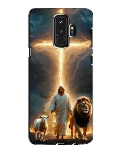 Чехол для Samsung Galaxy S9 Plus (G965) с картинкой «Лев Иуды и Свет» Чехол для Samsung Galaxy S9 Plus (G965) с картинкой «Лев Иуды и Свет»