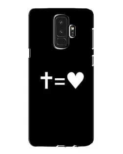 Чехол для Samsung Galaxy S9 Plus (G965) с картинкой «Крест и Сердце»