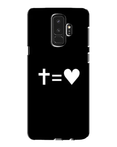 Чехол для Samsung Galaxy S9 Plus (G965) с картинкой «Крест и Сердце» Чехол для Samsung Galaxy S9 Plus (G965) с картинкой «Крест и Сердце»