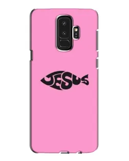 Чехол для Samsung Galaxy S9 Plus (G965) с картинкой «Розовый символ  Jesus»