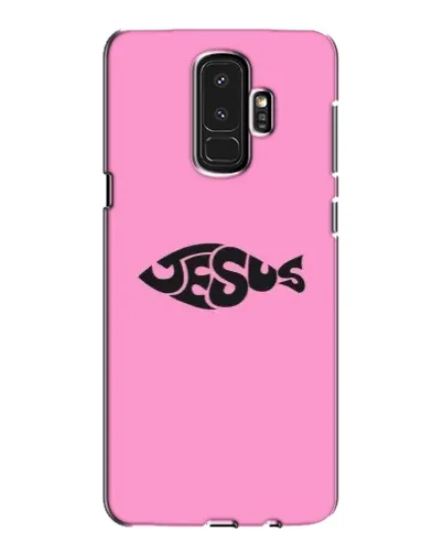 Чехол для Samsung Galaxy S9 Plus (G965) с картинкой «Розовый символ Jesus» Чехол для Samsung Galaxy S9 Plus (G965) с картинкой «Розовый символ Jesus»