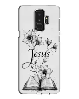 Чехол для Samsung Galaxy S9 Plus (G965) с картинкой «Цветы и Библия»