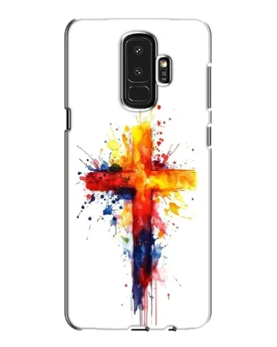 Чехол для Samsung Galaxy S9 Plus (G965) с картинкой «Акварельный крест» Чехол для Samsung Galaxy S9 Plus (G965) с картинкой «Акварельный крест»