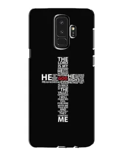 Чехол для Samsung Galaxy S9 Plus (G965) с картинкой «Текстовый крест» Чехол для Samsung Galaxy S9 Plus (G965) с картинкой «Текстовый крест»