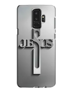 Чехол для Samsung Galaxy S9 Plus (G965) с картинкой «Металлический крест Jesus» Чехол для Samsung Galaxy S9 Plus (G965) с картинкой «Металлический крест Jesus»