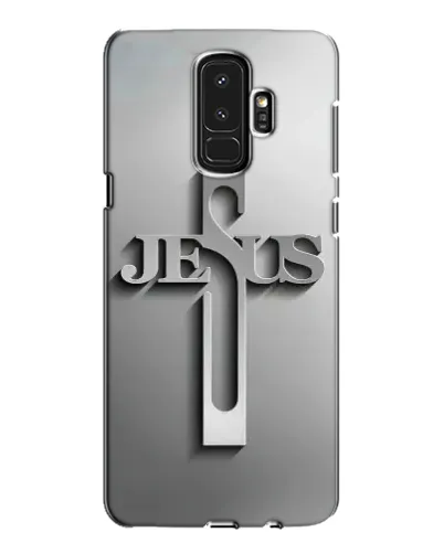 Чехол для Samsung Galaxy S9 Plus (G965) с картинкой «Металлический крест Jesus» Чехол для Samsung Galaxy S9 Plus (G965) с картинкой «Металлический крест Jesus»