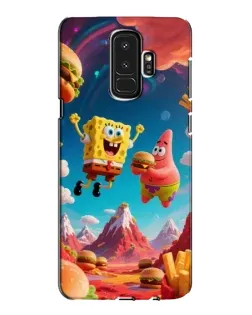 Чехол для Samsung Galaxy S9 Plus (G965) с картинкой «Космический фастфуд»