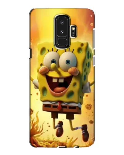 Чехол для Samsung Galaxy S9 Plus (G965) с картинкой «Губка Боб прыгает»