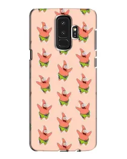 Чехол для Samsung Galaxy S9 Plus (G965) с картинкой «Патрик Стар паттерн»