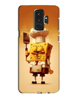 Чехол для Samsung Galaxy S9 Plus (G965) с картинкой «Губка Боб повар»