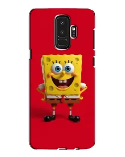 Чехол для Samsung Galaxy S9 Plus (G965) с картинкой «Спанч Боб на красном»