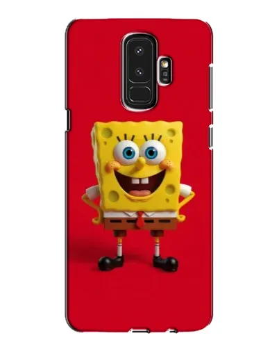 Чехол для Samsung Galaxy S9 Plus (G965) с картинкой «Спанч Боб на красном»