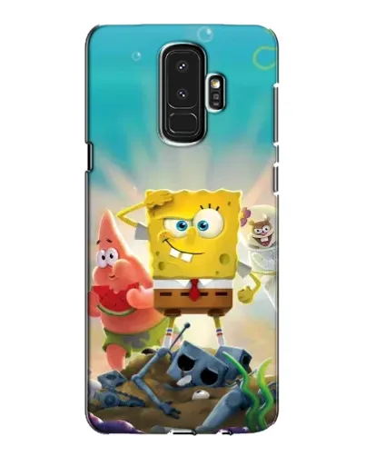 Чехол для Samsung Galaxy S9 Plus (G965) с картинкой «Спанч Боб победитель»