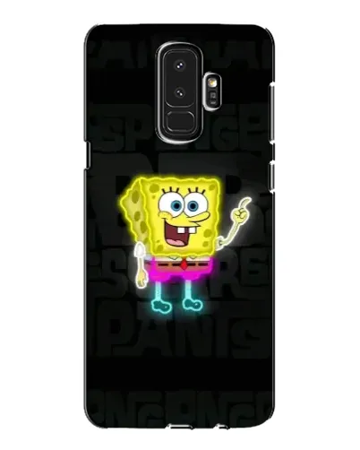 Чехол для Samsung Galaxy S9 Plus (G965) с картинкой «Неоновый Губка Боб»