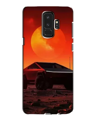 Чехол для Samsung Galaxy S9 Plus (G965) с картинкой «Cybertruck на Марсе»