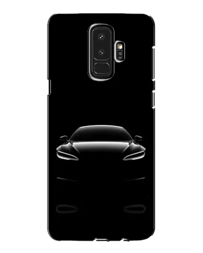 Чехол для Samsung Galaxy S9 Plus (G965) с картинкой «Силуэт Tesla Night»