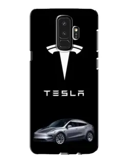 Чехол для Samsung Galaxy S9 Plus (G965) с картинкой «Tesla Model Y»