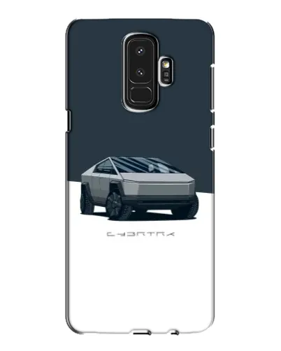 Чехол для Samsung Galaxy S9 Plus (G965) с картинкой «Серебристый Cybertruck Tesla»