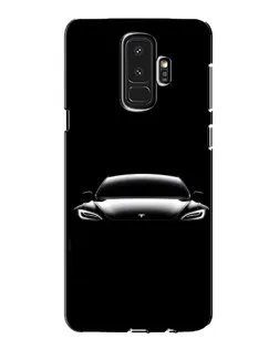 Чехол для Samsung Galaxy S9 Plus (G965) с картинкой «Фары Tesla Night»