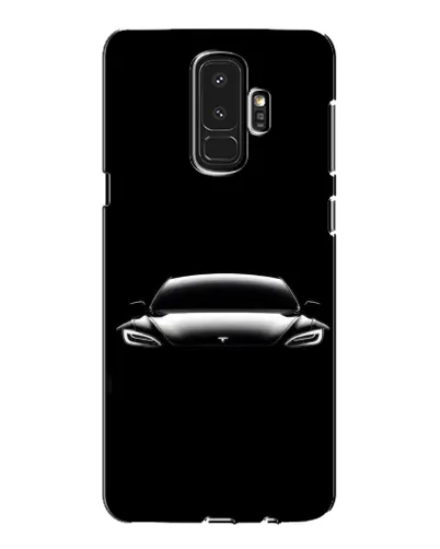 Чехол для Samsung Galaxy S9 Plus (G965) с картинкой «Фары Tesla Night»