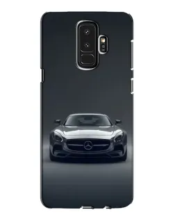 Чехол для Samsung Galaxy S9 Plus (G965) с картинкой «Mercedes на черном»