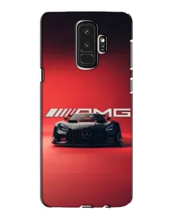 Чехол для Samsung Galaxy S9 Plus (G965) с картинкой «Mercedes AMG — красная линия»