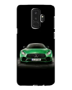 Чехол для Samsung Galaxy S9 Plus (G965) с картинкой «Mercedes — неоновый лого»