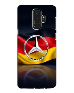 Чехол для Samsung Galaxy S9 Plus (G965) с картинкой «Mercedes — флаг Германии»