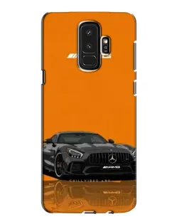 Чехол для Samsung Galaxy S9 Plus (G965) с картинкой «Оранжевый Mercedes AMG»