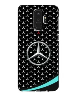 Чехол для Samsung Galaxy S9 Plus (G965) с картинкой «Mercedes — бирюзовый акцент»