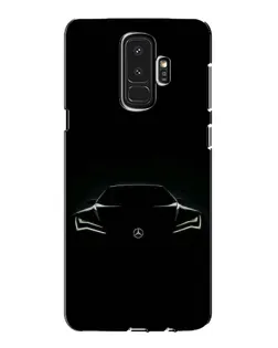 Чехол для Samsung Galaxy S9 Plus (G965) с картинкой «Mercedes — силуэт авто» Чехол для Samsung Galaxy S9 Plus (G965) с картинкой «Mercedes — силуэт авто»